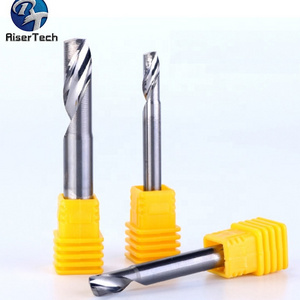 single flute aluminium carbide endmill router bit