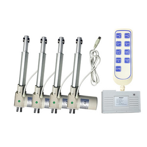 RISESAT quiet 6000N linear actuator for hospital medical beds with remote and foot switch CPR quick release 50-1000mm stroke