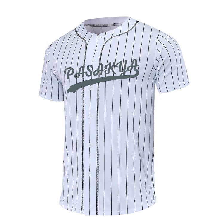 Customized Sublimation Blank 100 Cotton Baseball Jersey Wholesale