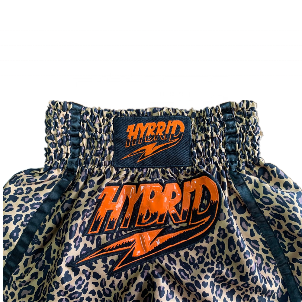 wholesale Fashion Sexy Cheetah Shorts Training Muay Thai Boxing Stain Short For Women Kids Unisex Shorts