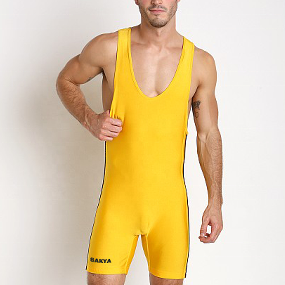 Custom logo Spandex Wrestling Singlet Unitards All Over Sublimation Print Custom Team