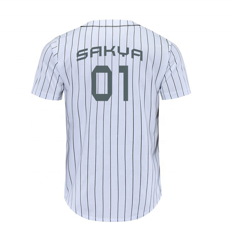 Customized Sublimation Blank 100 Cotton Baseball Jersey Wholesale