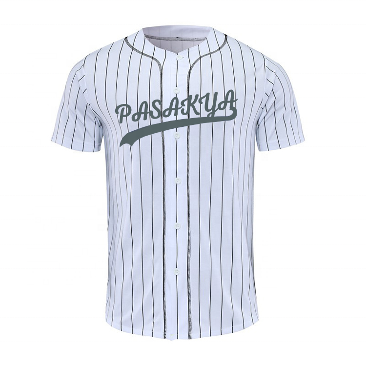 Customized Sublimation Blank 100 Cotton Baseball Jersey Wholesale