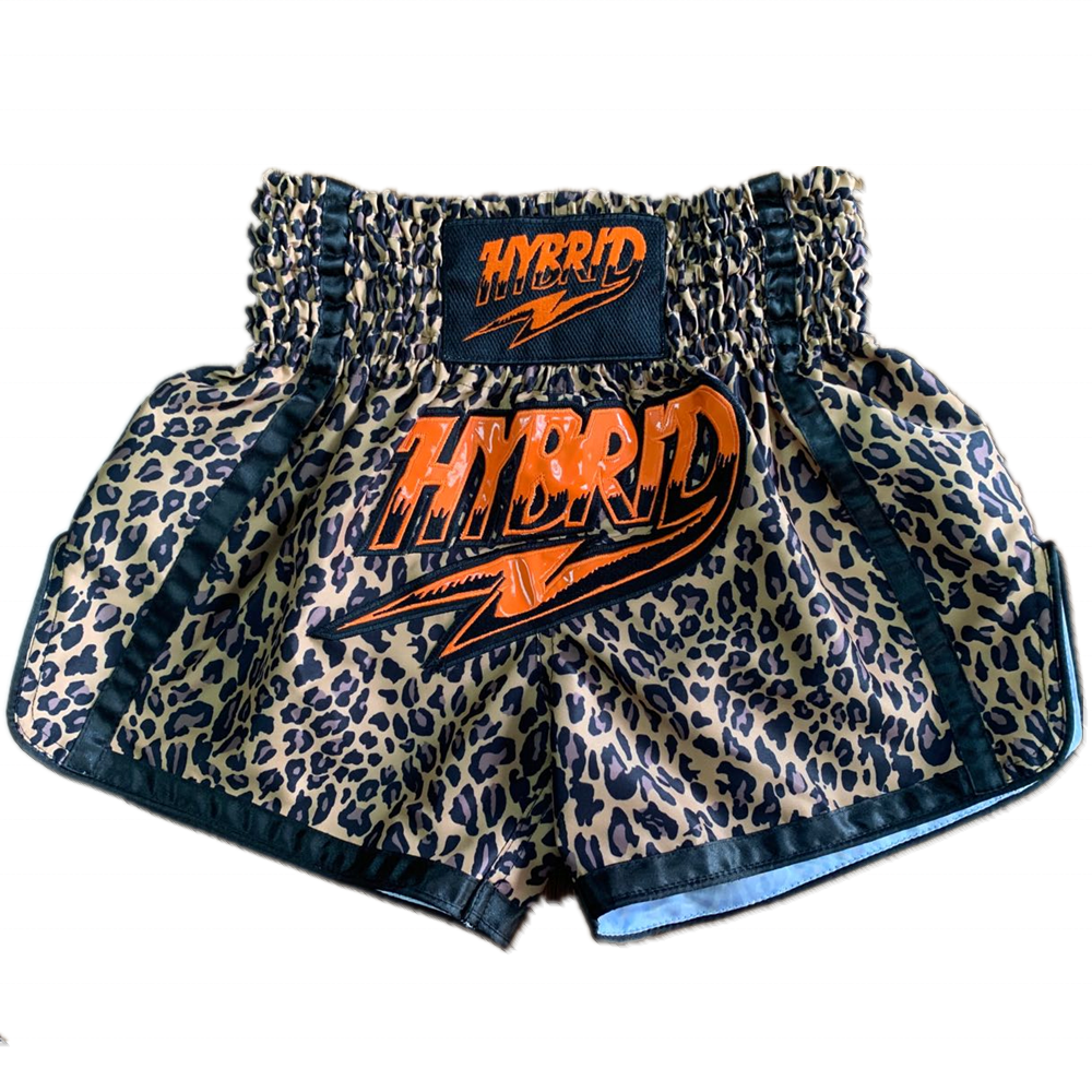 wholesale Fashion Sexy Cheetah Shorts Training Muay Thai Boxing Stain Short For Women Kids Unisex Shorts