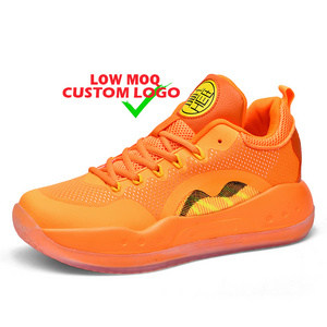 Summer High Quality Custom Logo Sneakers Anti Slip Men Sport Casual Basketball Shoes