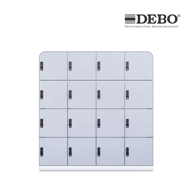 DEBO durable phenolic locker compact fiberboard smart locker for school gym spa office changing room locker room for wholesale