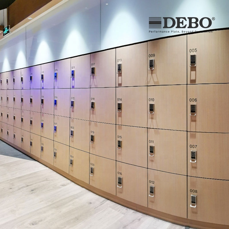 DEBO new design SHANGHAI IWF Exhibition locker hpl parcel locker gym locker for sale