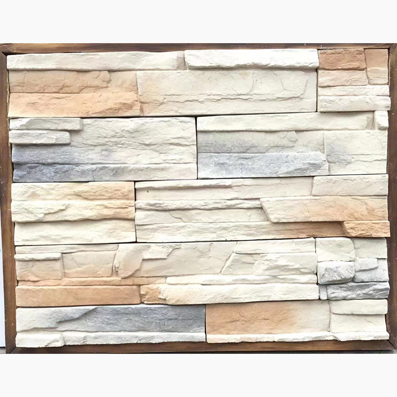 Natural Artistic Stone Split Face Ledge Panels Stacked  Culture Stone Veneer Tile For Wall