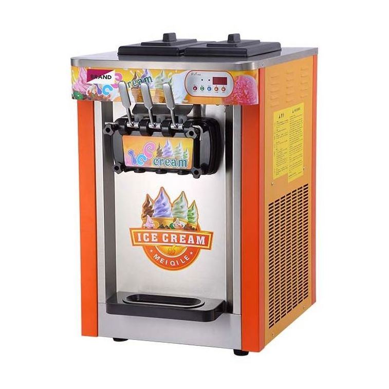 Used Commercial Ice Cream Machine Outdoor Vending Mini Soft Serve Filling Machines Manual Cold Drink And Personal Yogurt