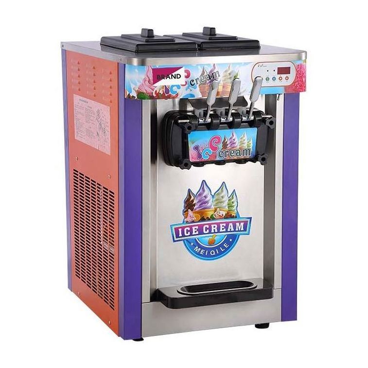 Used Commercial Ice Cream Machine Outdoor Vending Mini Soft Serve Filling Machines Manual Cold Drink And Personal Yogurt