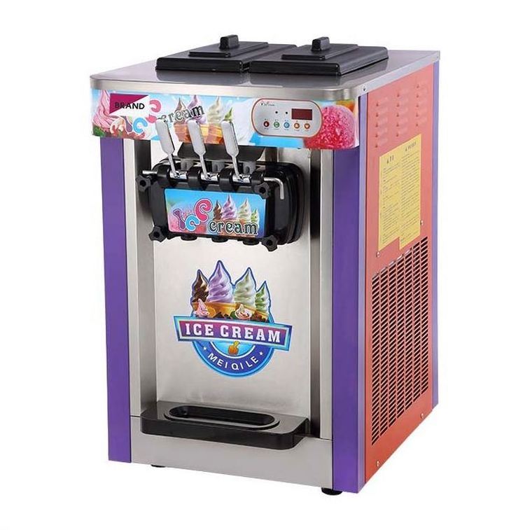 Used Commercial Ice Cream Machine Outdoor Vending Mini Soft Serve Filling Machines Manual Cold Drink And Personal Yogurt