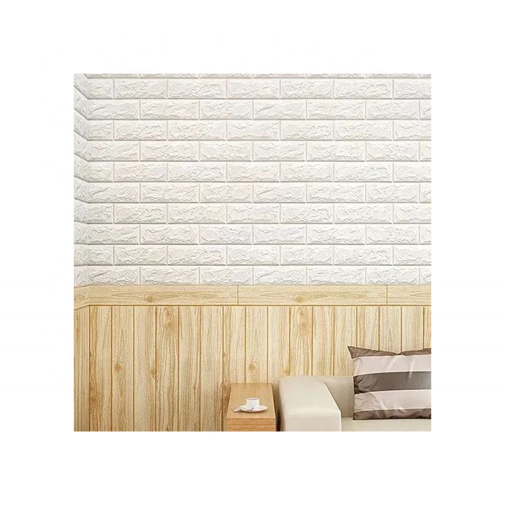 2023 New soft and anti-peeling PE foam ceiling sticker 3D Art Wall Panels for Background Wall