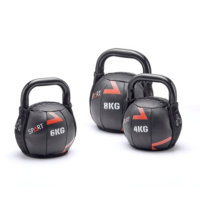 Manufacturer High Quality Soft Exercise Black Soft Competition Kettlebell