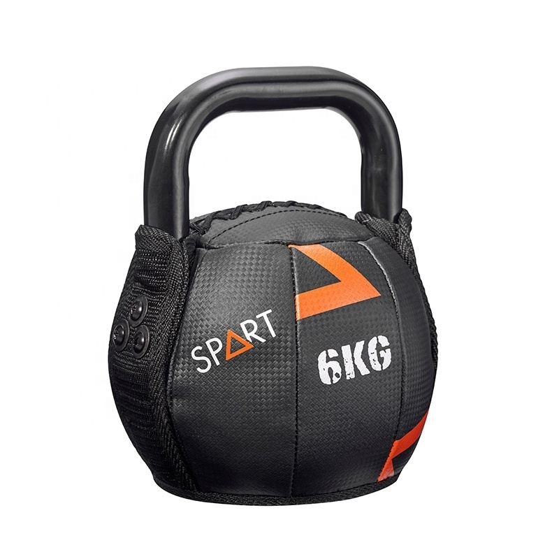 Manufacturer High Quality Soft Exercise Black Soft Competition Kettlebell