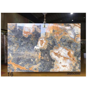 Wholesale Luxury Onyx Slab Stone Countertop for Kitchen Table Top Onyx Tiles Vanity Top Granite Home Decoration Sale Edge Flat