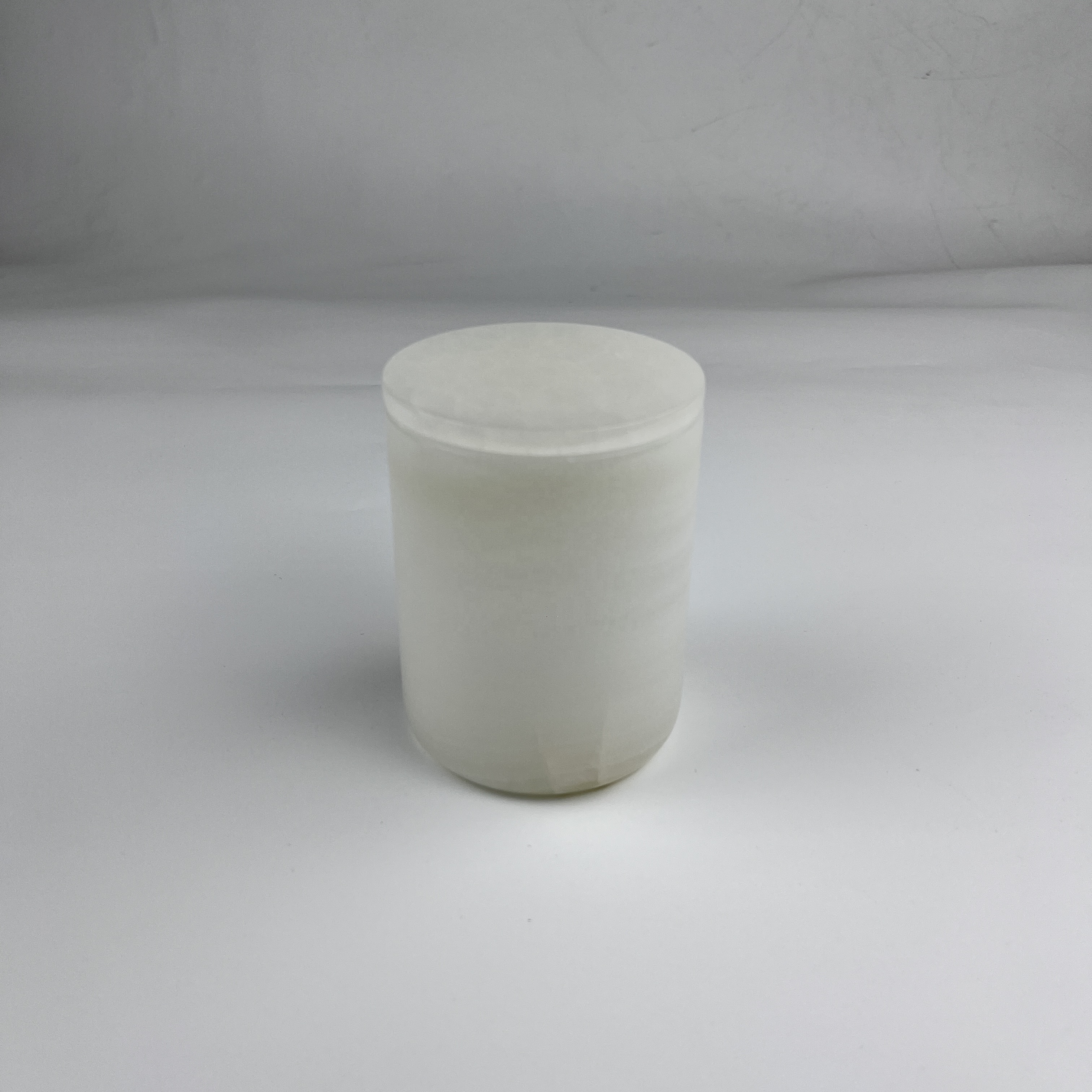 Bulk Unique Nordic White Onyx Candle Holders, Lanterns and Candle Jars with Glass Insert Empty Marble Jar for Candle Making