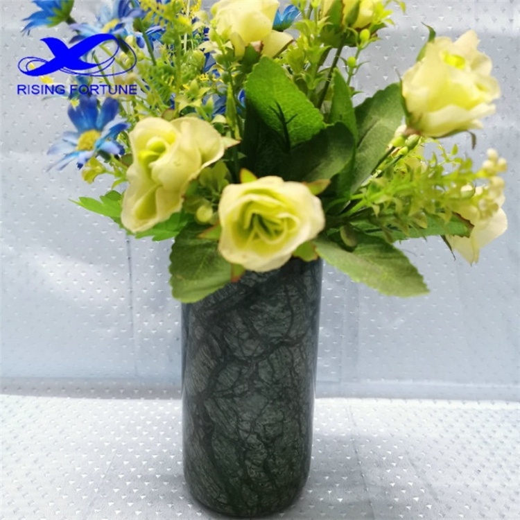 Hot Selling Home Collection Modern Granite Stone Vases Fountain Onyx Stone Vases Tabletop Decoration Natural Onyx Marble Vases