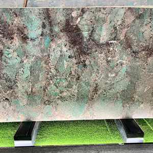 Interior Decoration Brazilian Tiffany Green Granite Exotic Green Amazonite Turquoise Granite Slab for Hotel and Villa Decoration