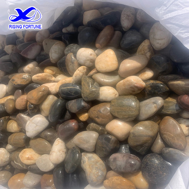 Wholesale 100% Natural Snow White Quality Pebble Stone 30X50MM Gardening and Landscaping Marble Stone Pebble China Supplier