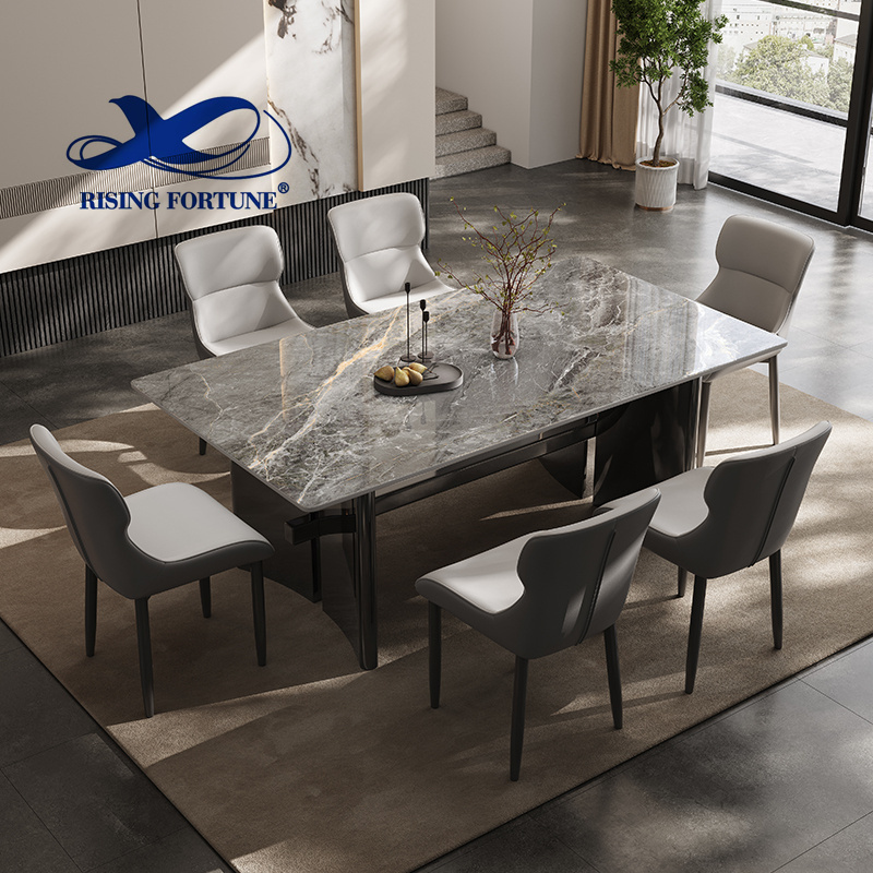 marble pedestal table stainless steel base china manufacturer kitchen sintered stone marbled dining table