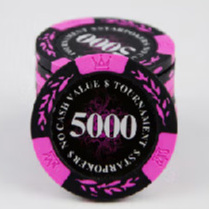 custom Casino Entertainment Plastic Professional Premium Clay token Custom Ceramic Poker Chips