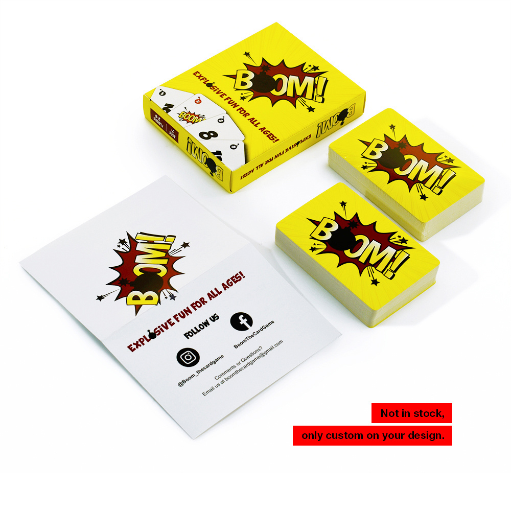 Customized Printing Table Drink Adult Playing Cards Drinking Family Card Game For Adult Friends Family Party