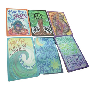 Wholesale Customized  Printing Tarot Cards Decks Affirmation Cards