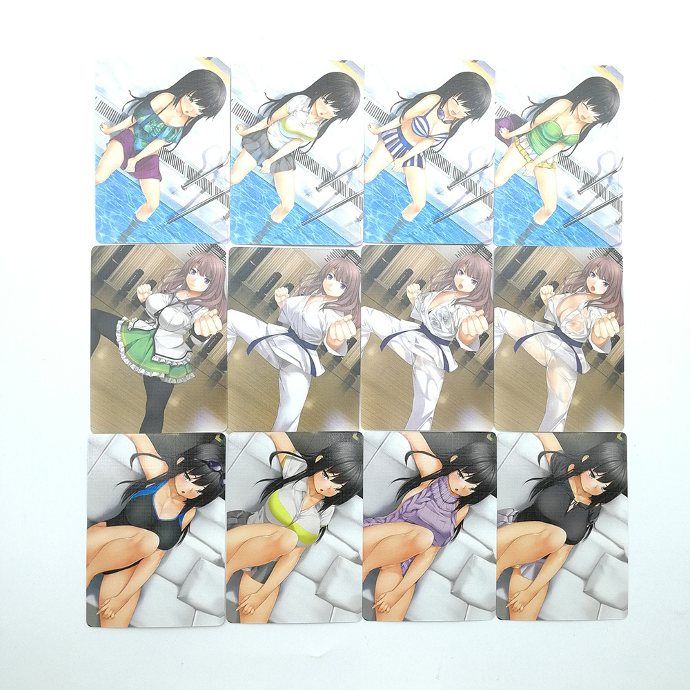 Low Price Custom Art Paper Adult Anime Cartoon Nude Women Playing Game Card Deck