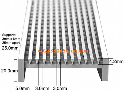 304 316 Stainless steel linear floor shower swimming pool trench drain cover grating