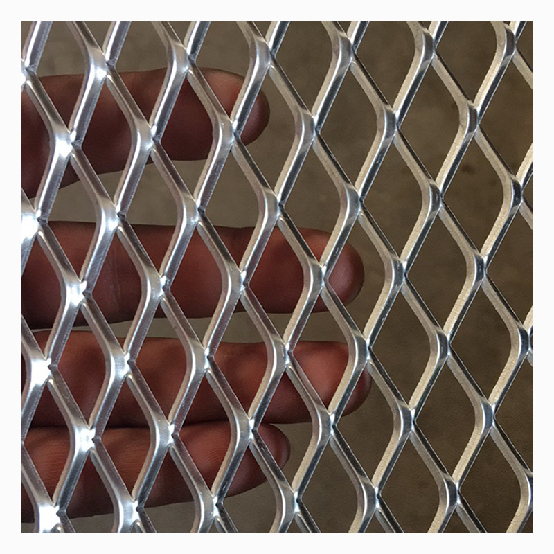 Galvanized Aluminum Stainless Steel Expanded Metal Mesh