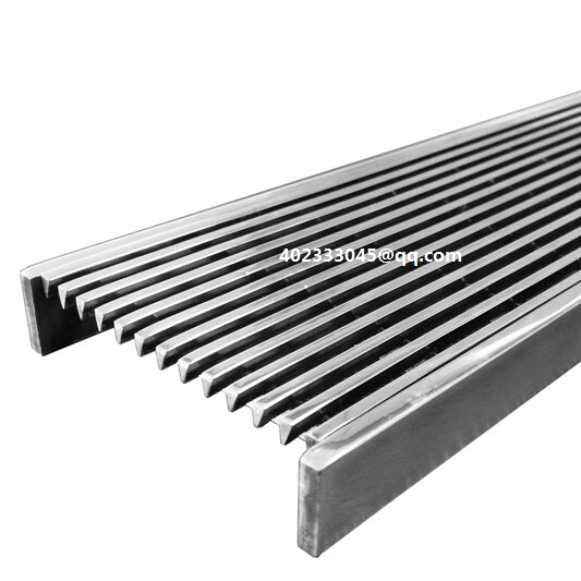 304 316 Stainless steel linear floor shower swimming pool trench drain cover grating