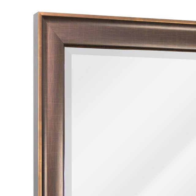 High Quality Modern Designed Oil Rubbed Bronze Framed Beveled Vanity Wall Mirror For Bedroom And Bathroom Wall Decor