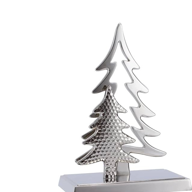 Luxury Designed Metal Double Tree Stocking Holder For Christmas Decoration Ornaments Buy From Indian Supplier