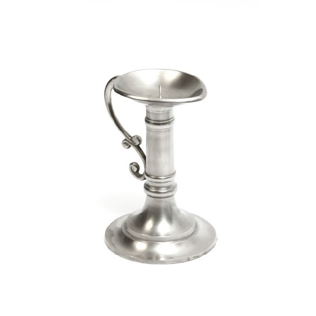 Metal Candle Stand for Home Decor Handmade Candelabra Antique Silver Votive Holder Decorative Candle Stand