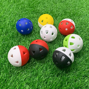 RL 42mm Practice Golf Balls, Hollow Airflow Limited Flight Mini Golf Balls for Indoor & Outdoor