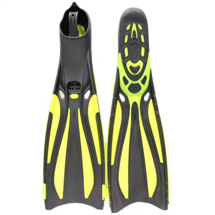 High Quality Eco-friendly Silicone Long Blade TPR Foot Pocket PP scuba diving equipment flippers Blade Long Fins Freediving Fins