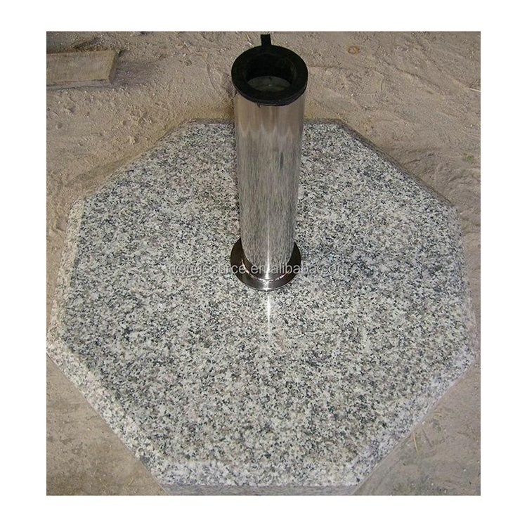 Patio umbrella stand holder heavy duty weighted marble granite parasol base