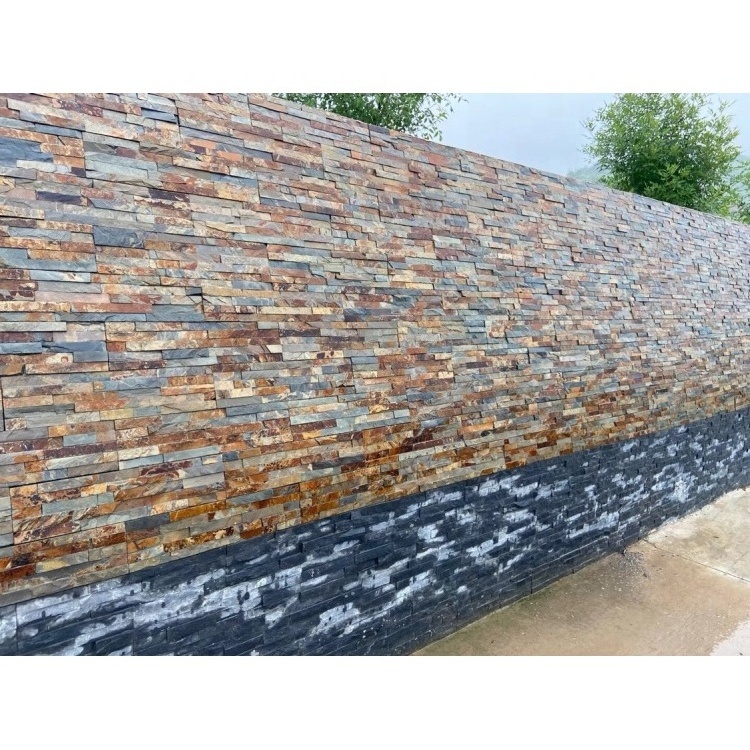 Wholesale tiles rough stone wall cladding facing brick marble panel for exterior