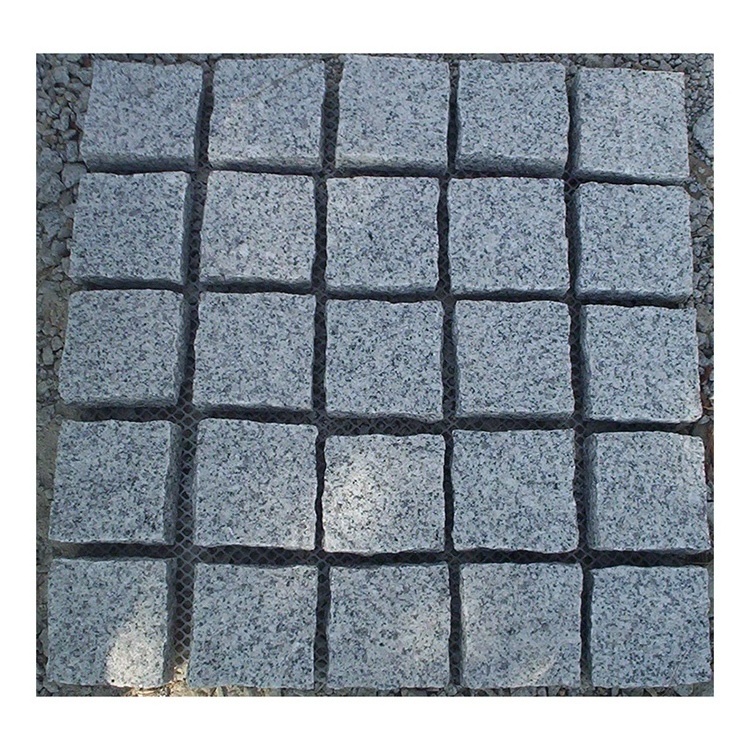 Wholesale price outdoor patio block cobblestone granite stone paver