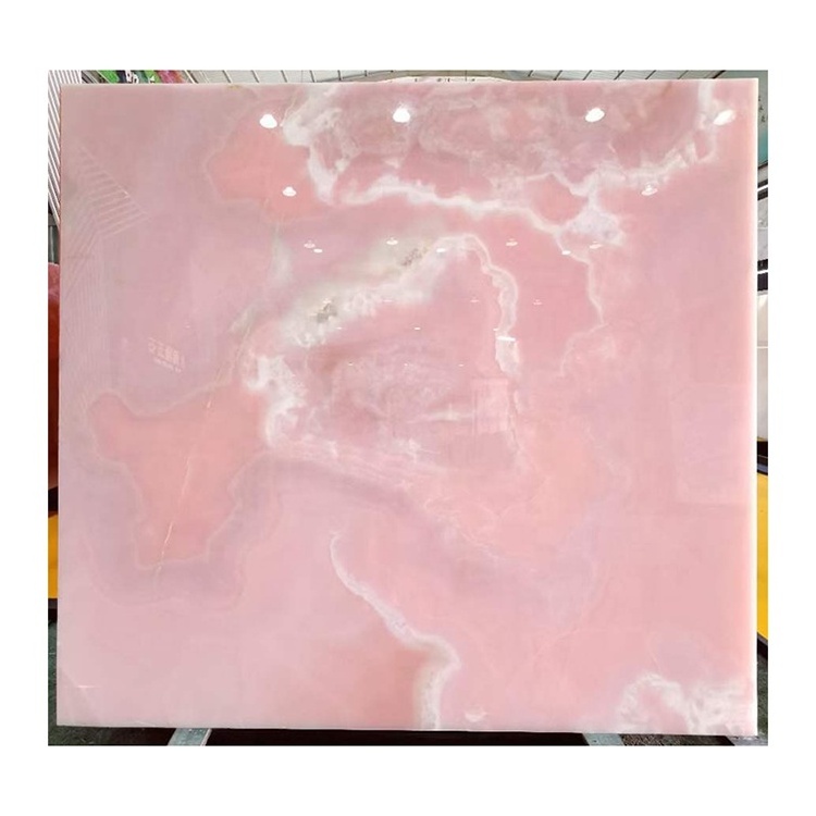 Wholesale translucent lady onyx marble pink onyx tile and slab for house interior design