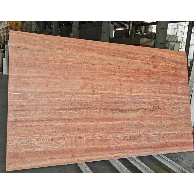 Wholesale price 1 cm red marble travertine honeycomb slab and tile