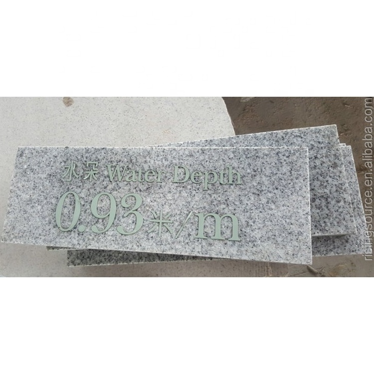 Professional supplier carving engraved granite letter board name plate for house