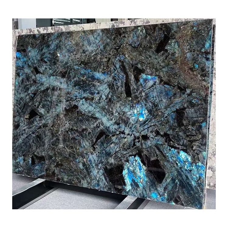 Wholesale labradorite blue granite slab for countertop and stone dining table