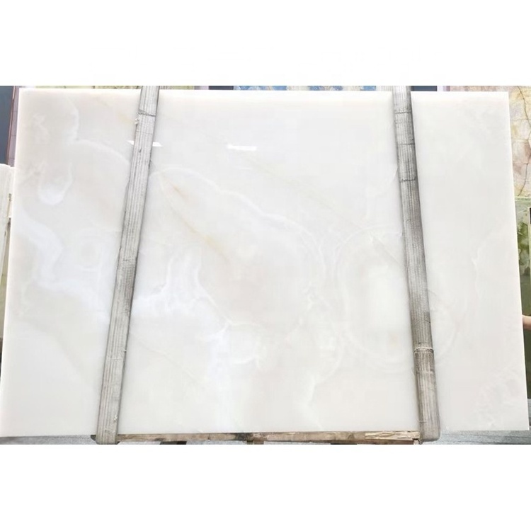 Good price backlight jade stone white onyx marble slab for interior decoration