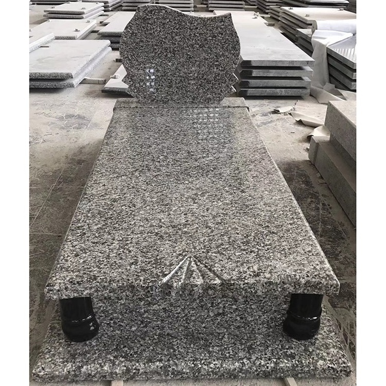 Custom designs granite headstone monument memorial tombstones for cemetery