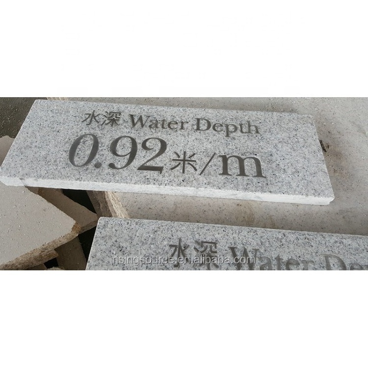 Professional supplier carving engraved granite letter board name plate for house