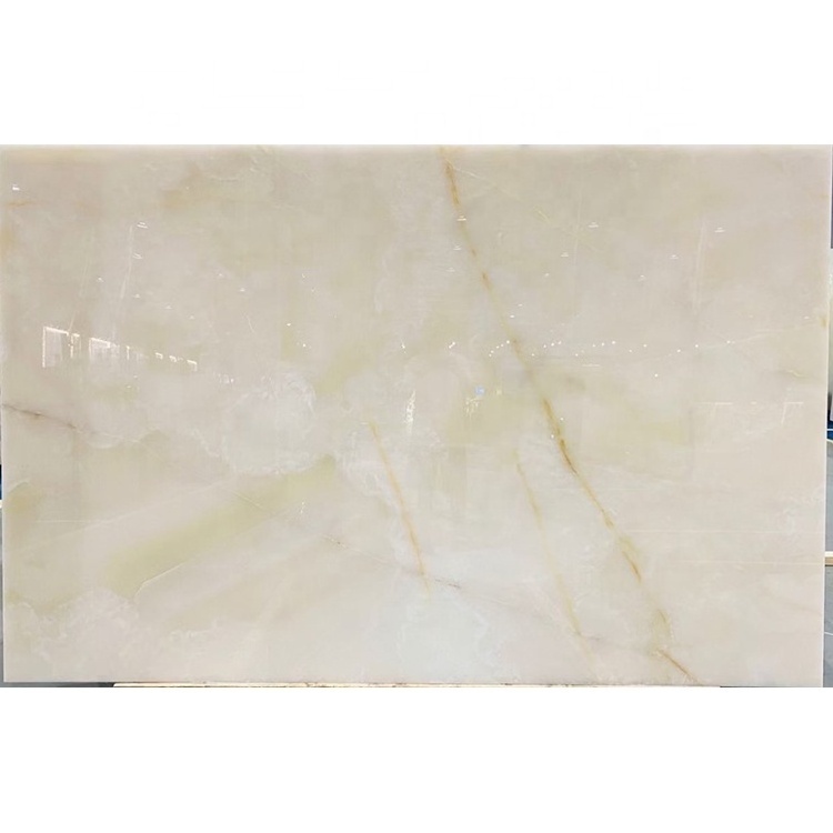 Good price backlight jade stone white onyx marble slab for interior decoration