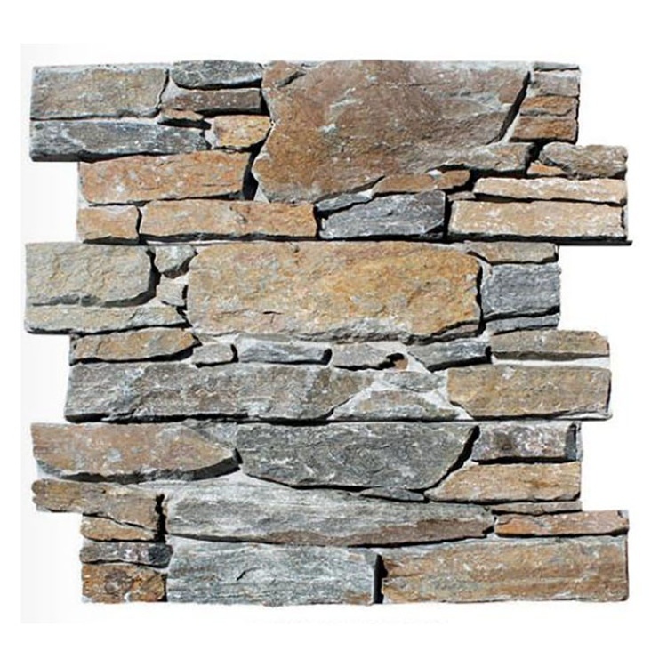 Natural outdoor wall rock exterior stacked stone ledge stone veneer