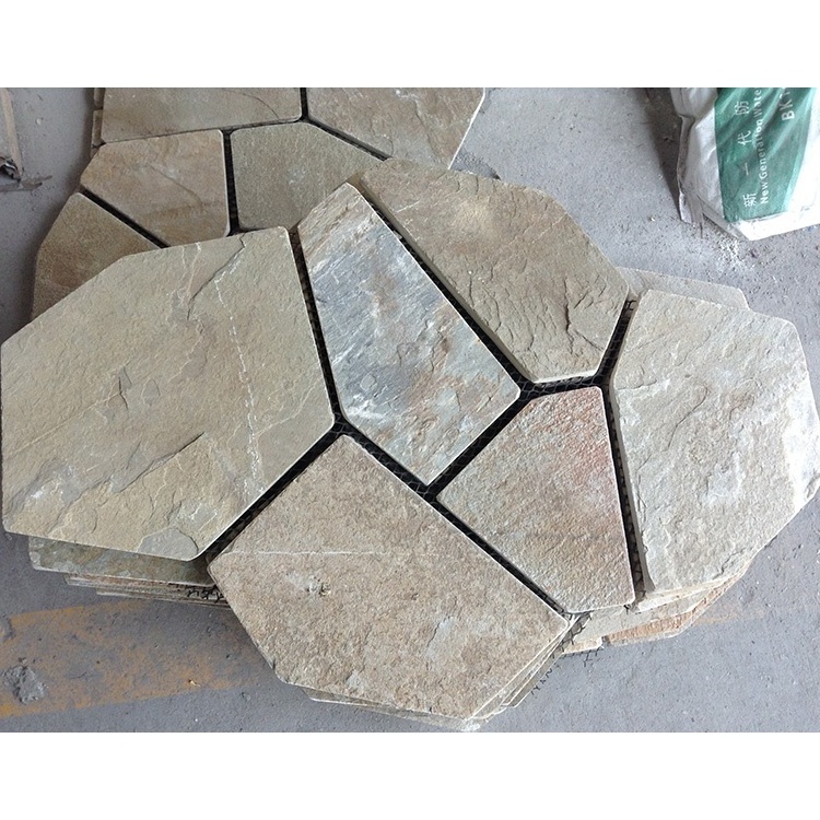 Natural irregular slate stone granite flagstone for outdoor walkway patio