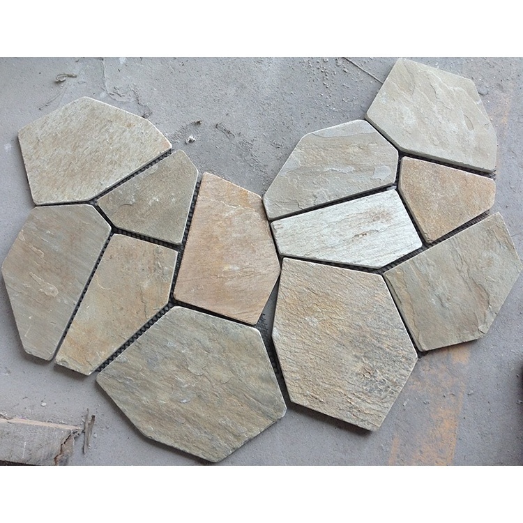 Natural irregular slate stone granite flagstone for outdoor walkway patio